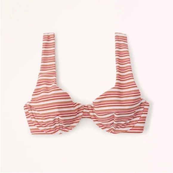 Abercrombie & Fitch Other - Abercrombie wide strap underwire bikini top- red stripe